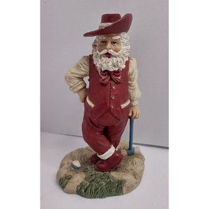 1996 House of Lloyd Santa Claus 5” Playing Croquet Figurine Christmas Holiday